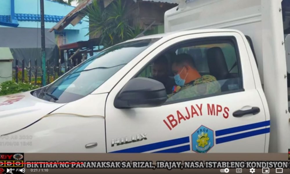 VIDEO REPORT - BIKTIMA NG PANANAKSAK SA RIZAL, IBAJAY, NASA ISTABLENG KONDISYON NA