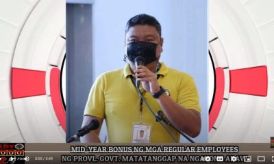 VIDEO REPORT - MID-YEAR BONUS NG MGA REGULAR EMPLOYEES NG PROVL. GOVT MATATANGGAP NA NGAYONG ARAW