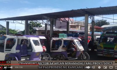 VIDEO REPORT - TRANSPORT SECTOR SA AKLAN MINAMADALI ANG PROV’L. GOV’T SA PAGPROSESO NG KANILANG LPTRP