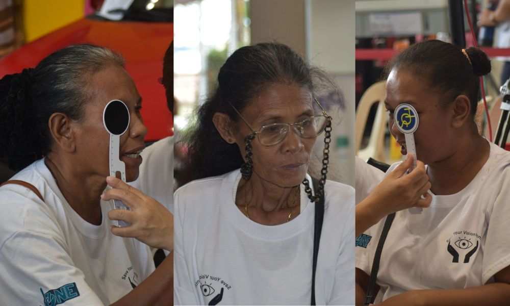 3 Ati member nakatanggap ng libreng eye screening at salamin mula sa PHO-Aklan