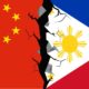 China and Philippines Flags