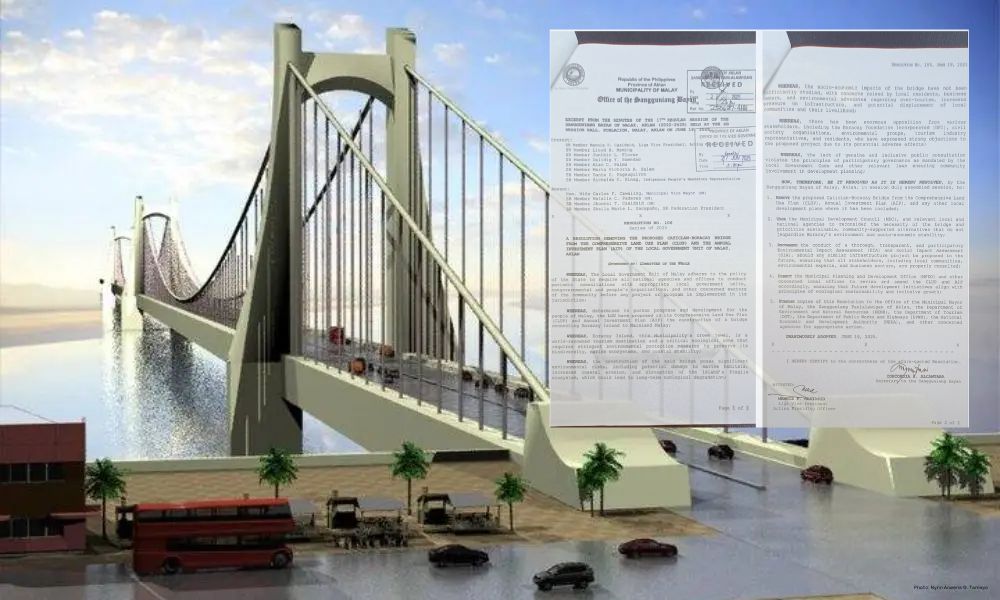 Sangguniang bayan ng Malay binawi ang suporta sa Caticlan-Boracay bridge